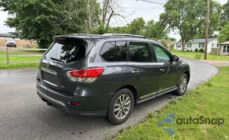 2014 Nissan Pathfinder S z USA, uszkodzony, nr VIN 5N1AR2MNXEC665341